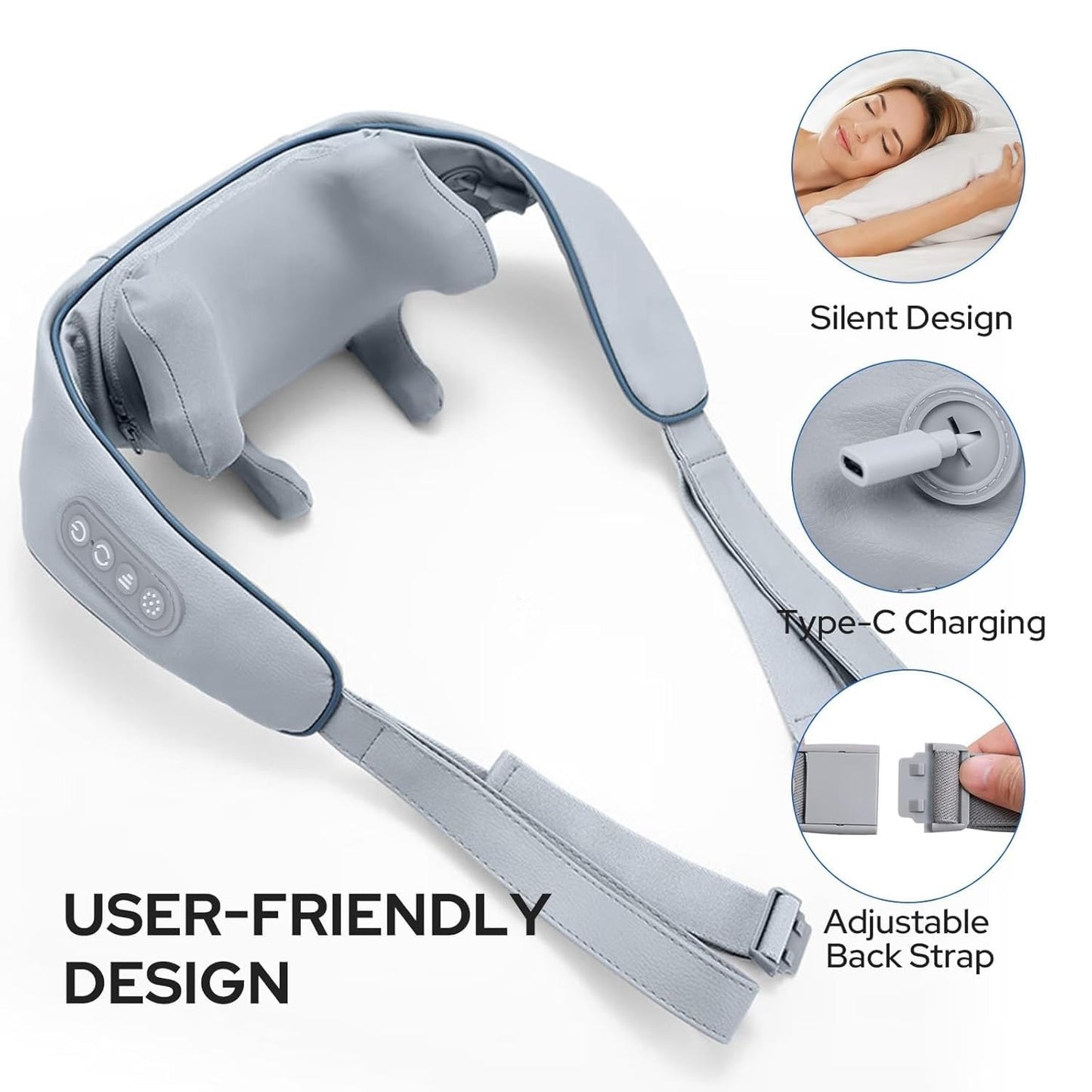 Neck and shoulder massager