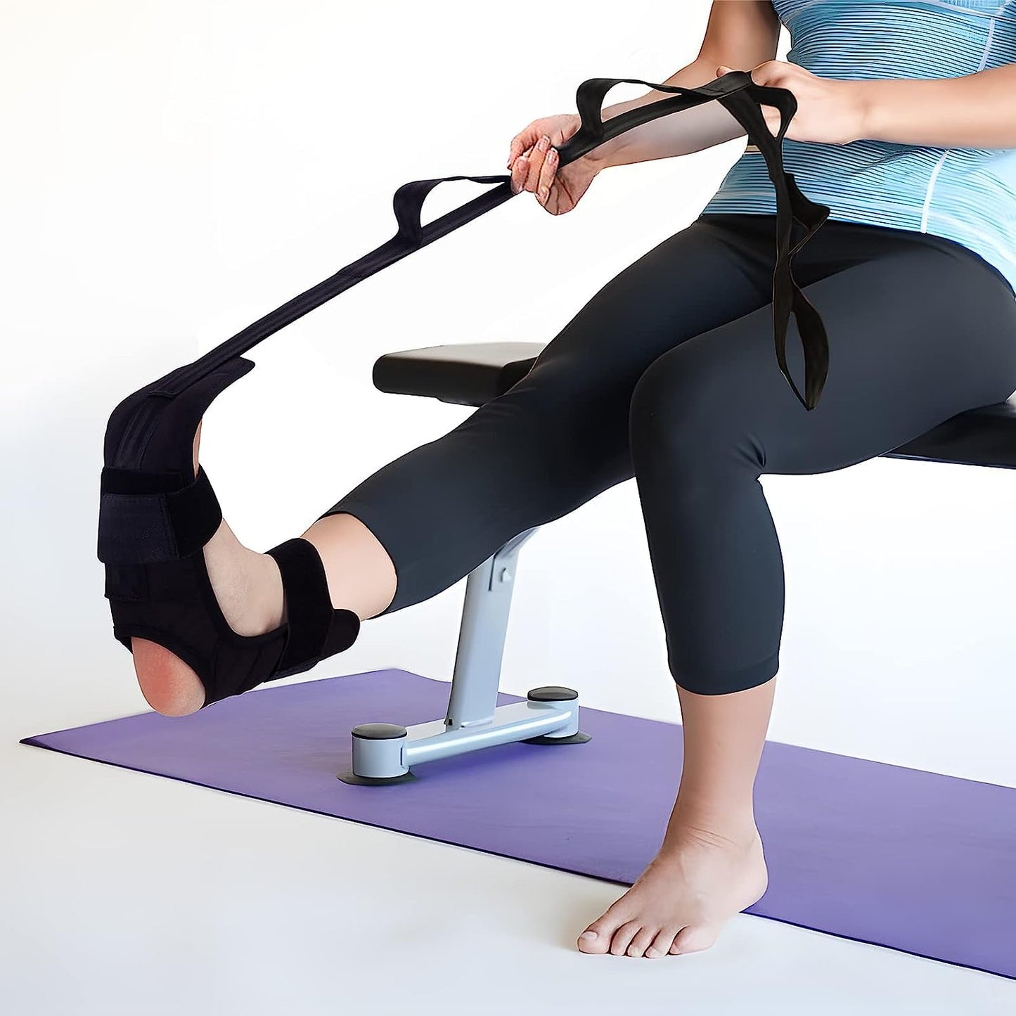 stretching and yoga strap