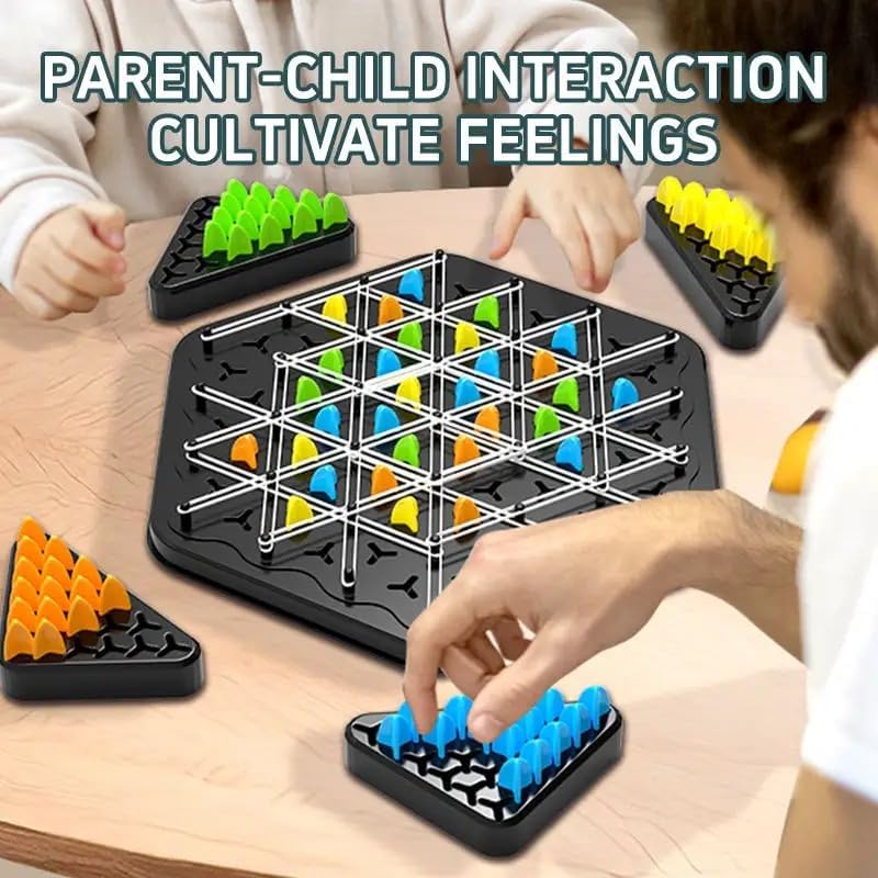 Triangle shape rubber game