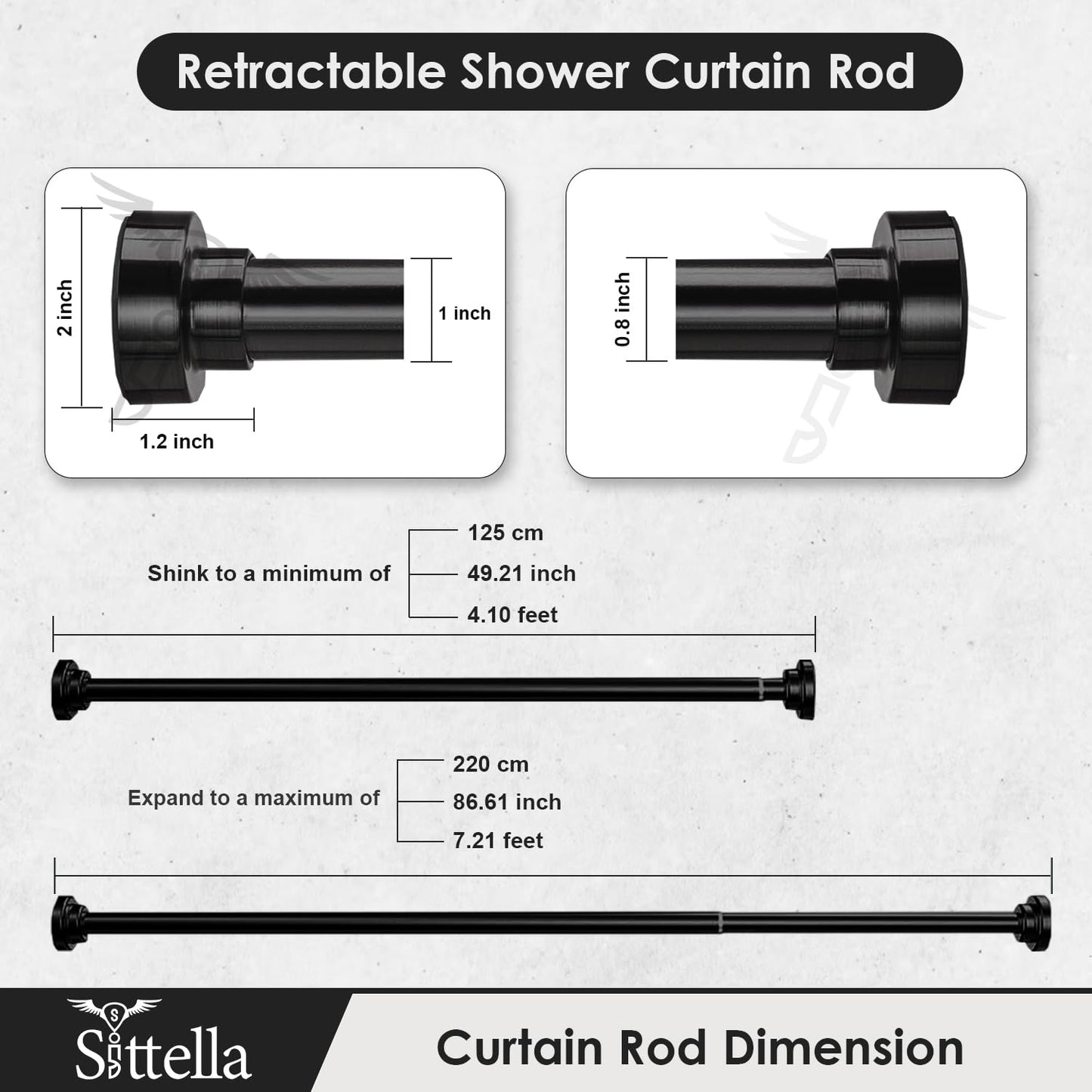 Drill-Free Adjustable Rod