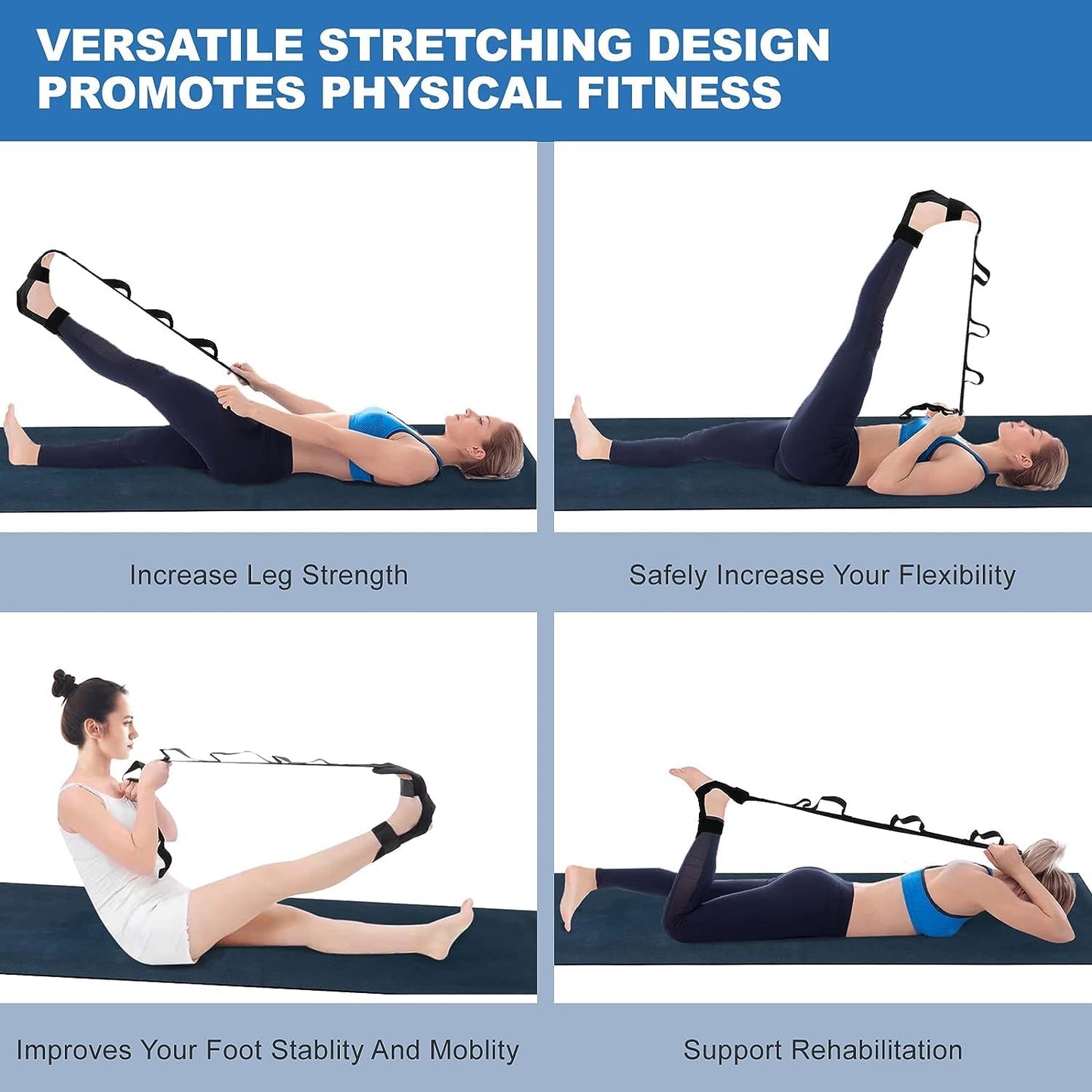 stretching and yoga strap