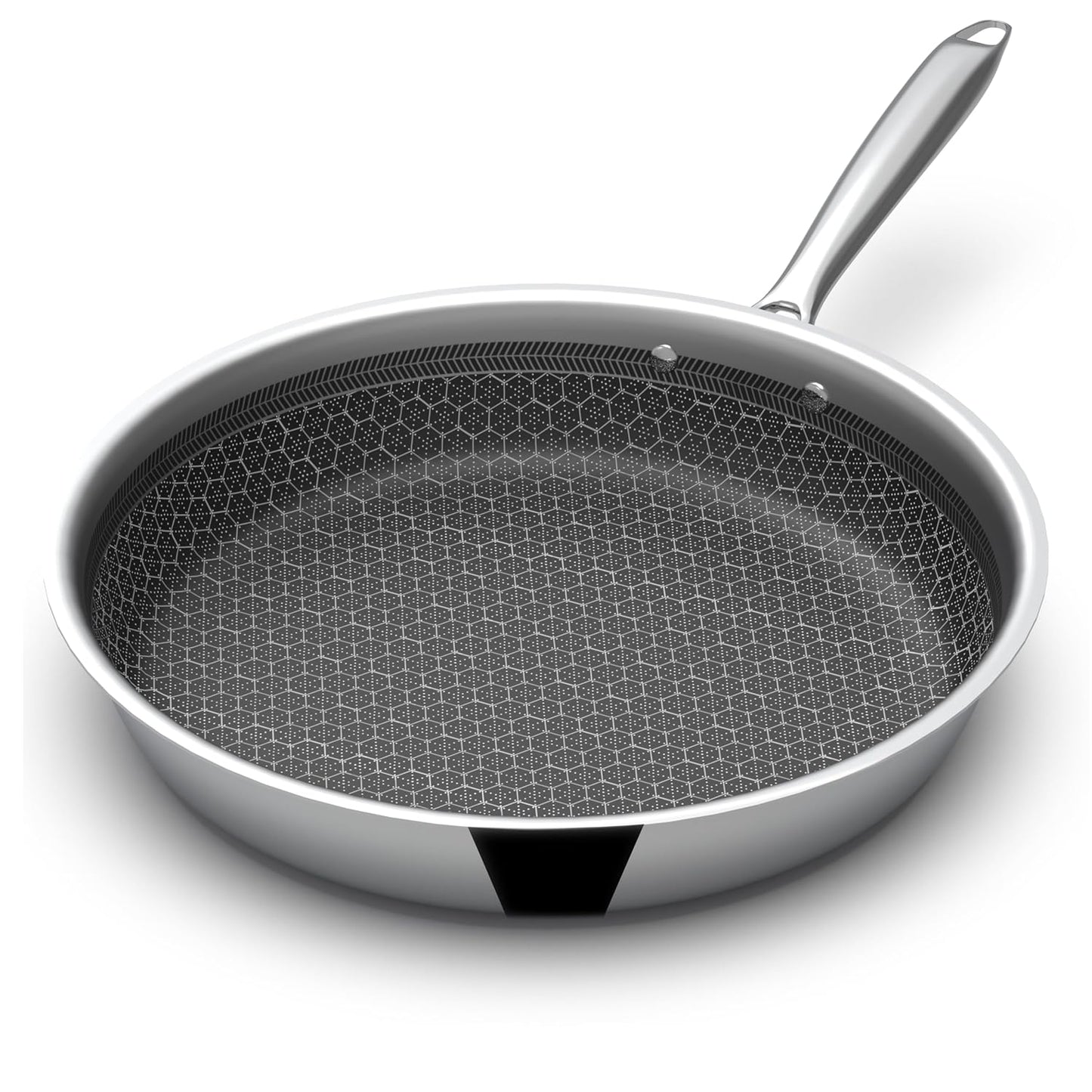 Multipurpose Stainless Steel Non-Stick Honeycomb Frying Pan (26cm)