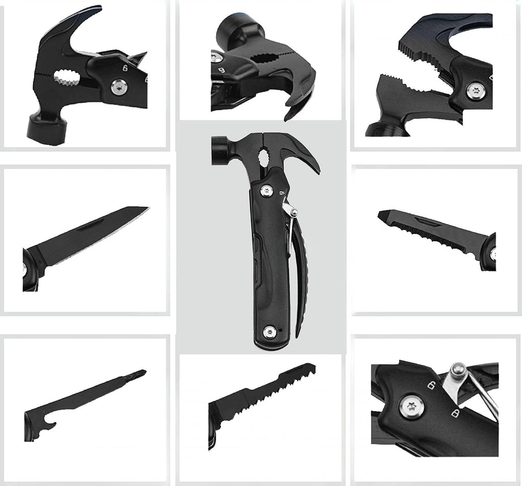 12-in-1 Survival Multi-Tool Hammer