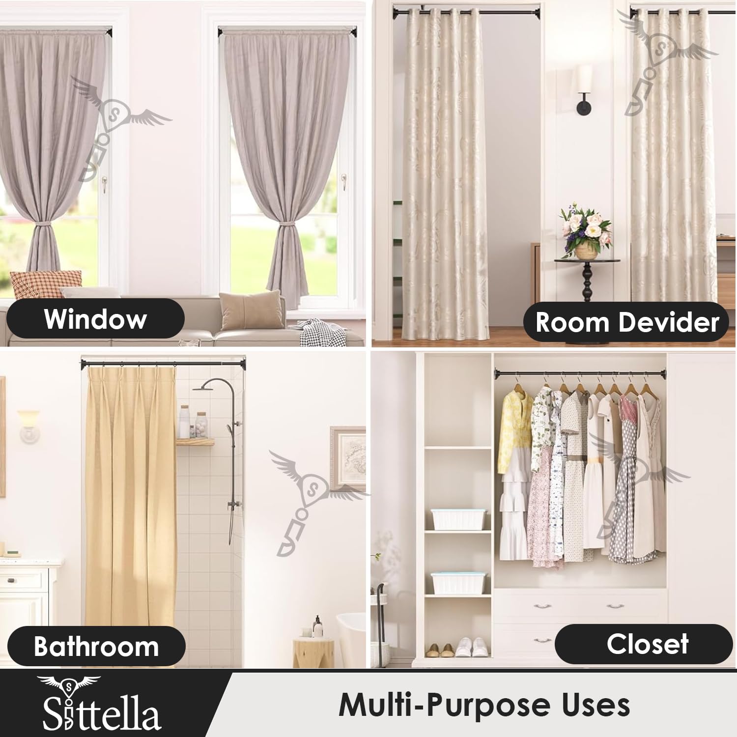 Drill-Free Adjustable Rod