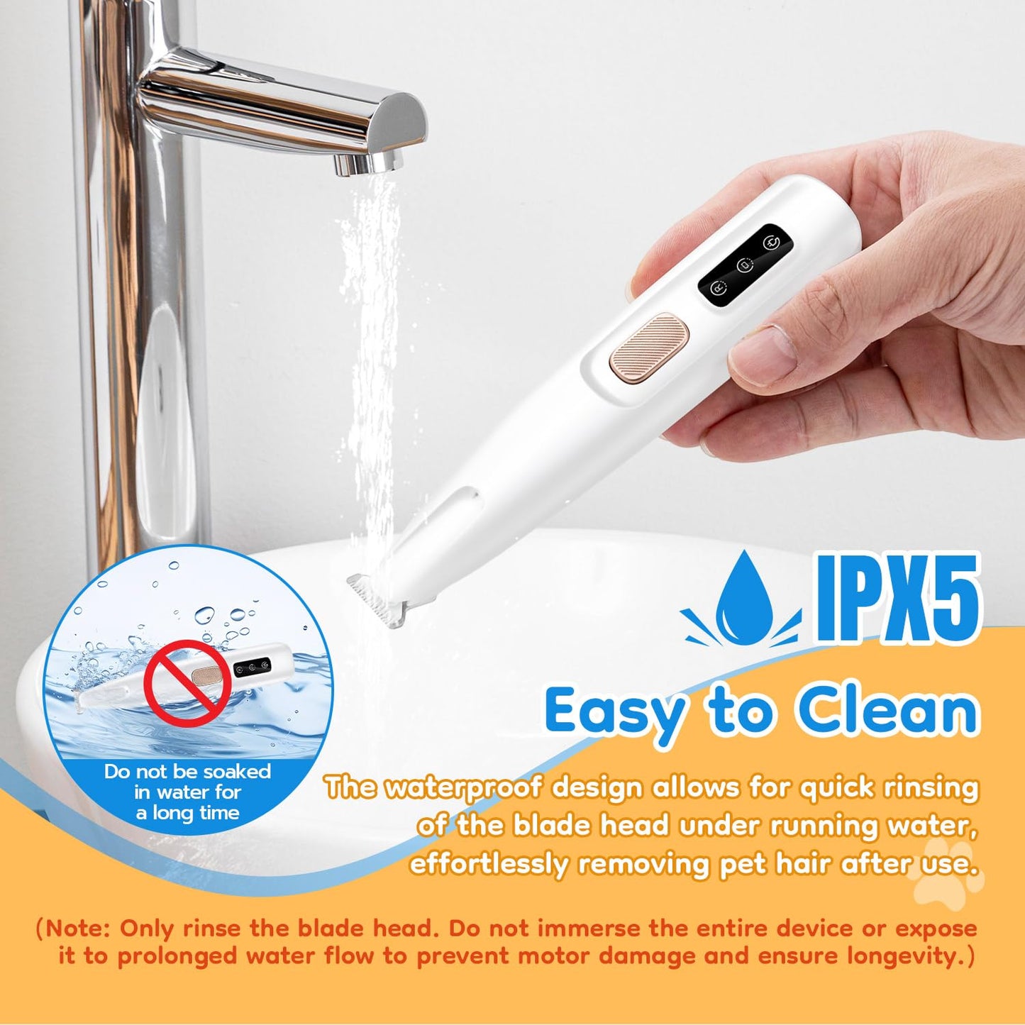 Niravo Pet Hair Trimmer (Waterproof)