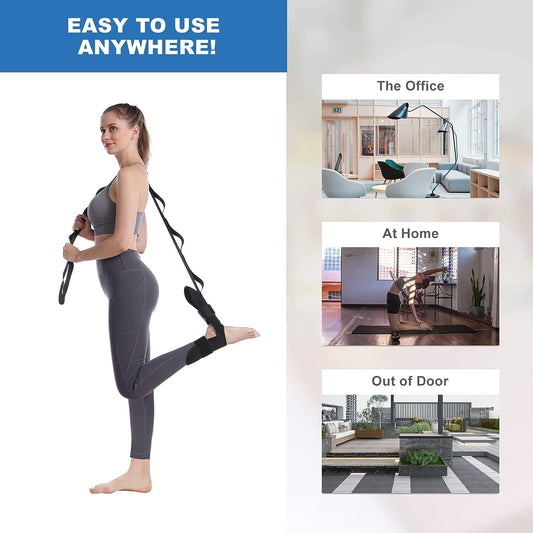 stretching and yoga strap