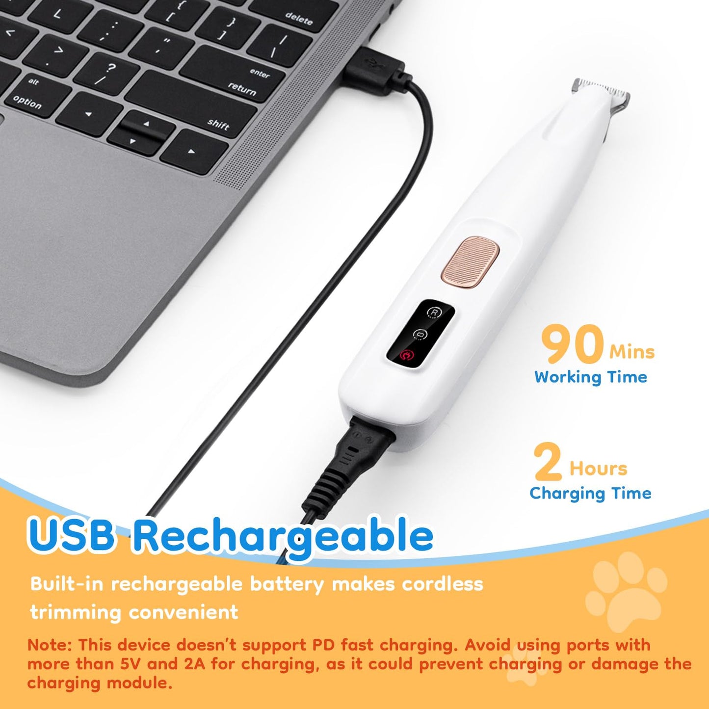 Niravo Pet Hair Trimmer (Waterproof)