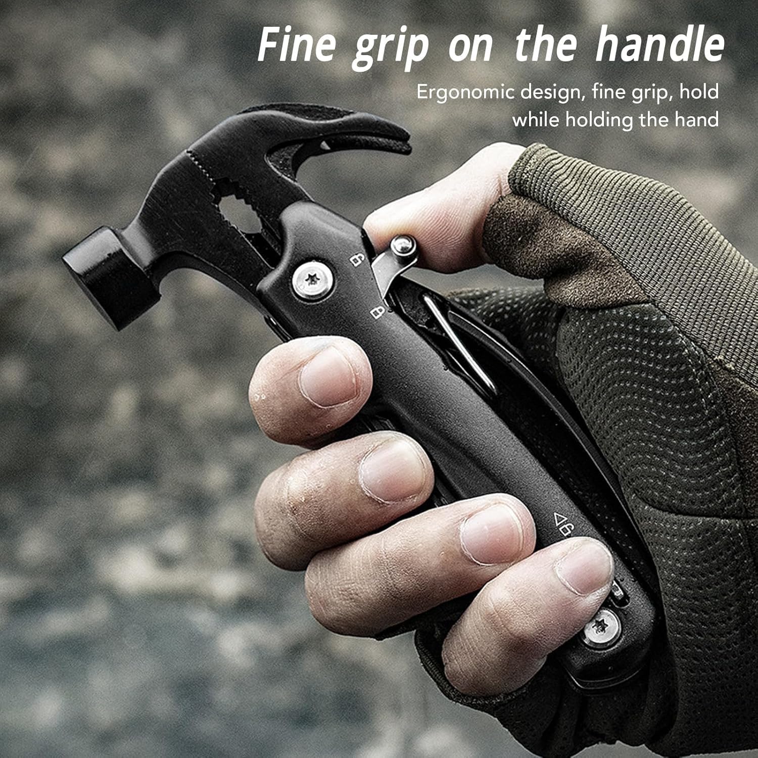 12-in-1 Survival Multi-Tool Hammer