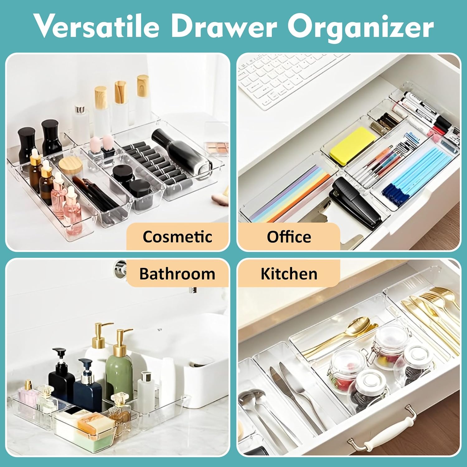 Drawer Organiser (Dressing Table/Kitchen/Bedroom/Office)