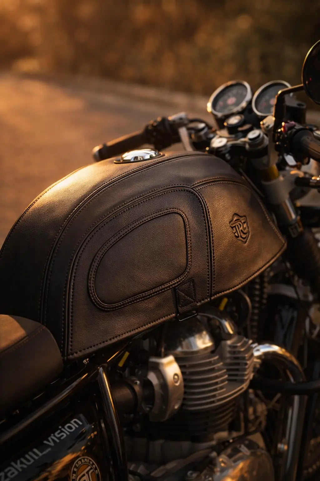 Continental GT 650 Handcrafted Leather Tank Skin