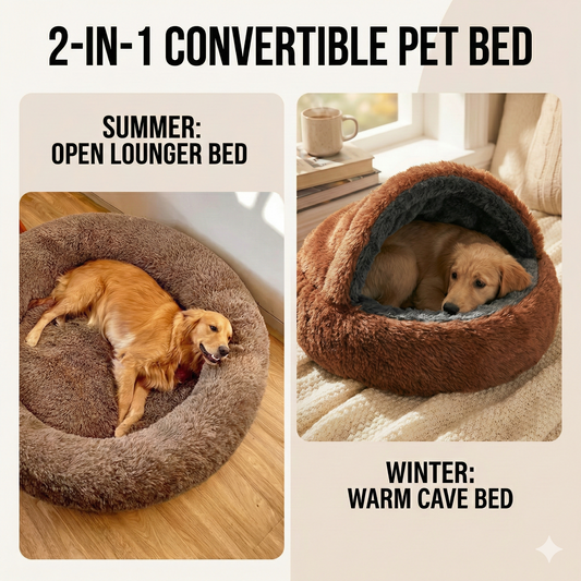 2 in 1 Pet Bed For All Seasons