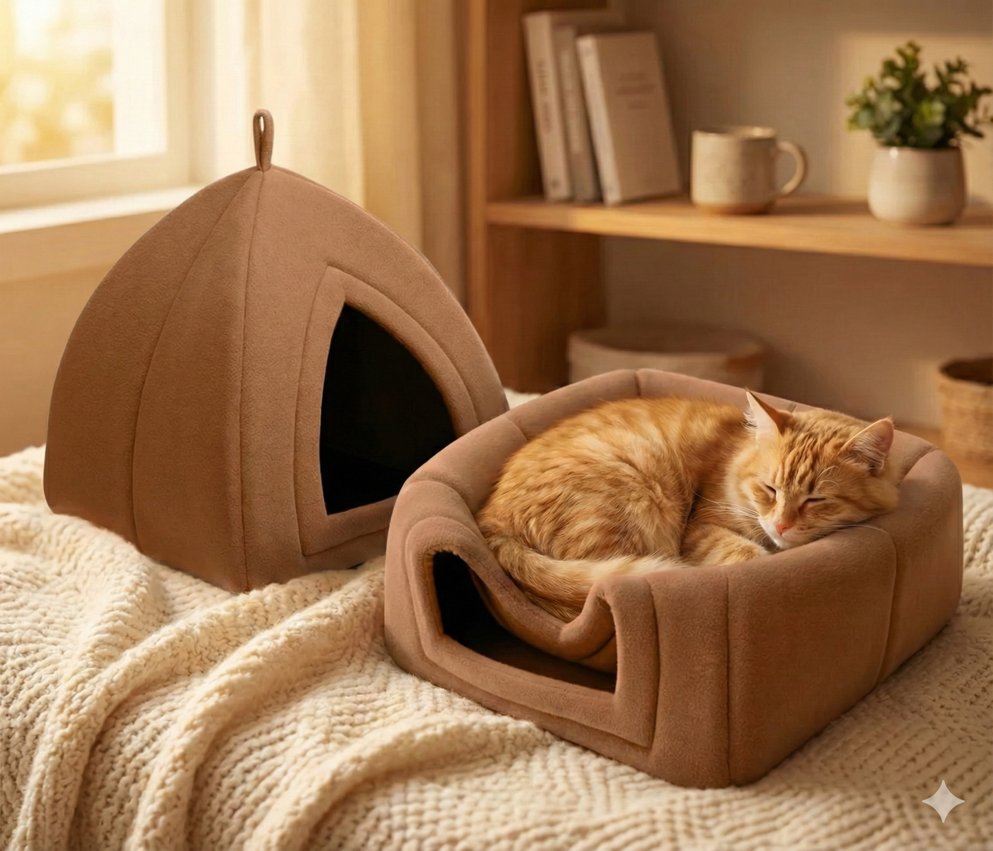 Washable Cat House for Small and Medium Cats